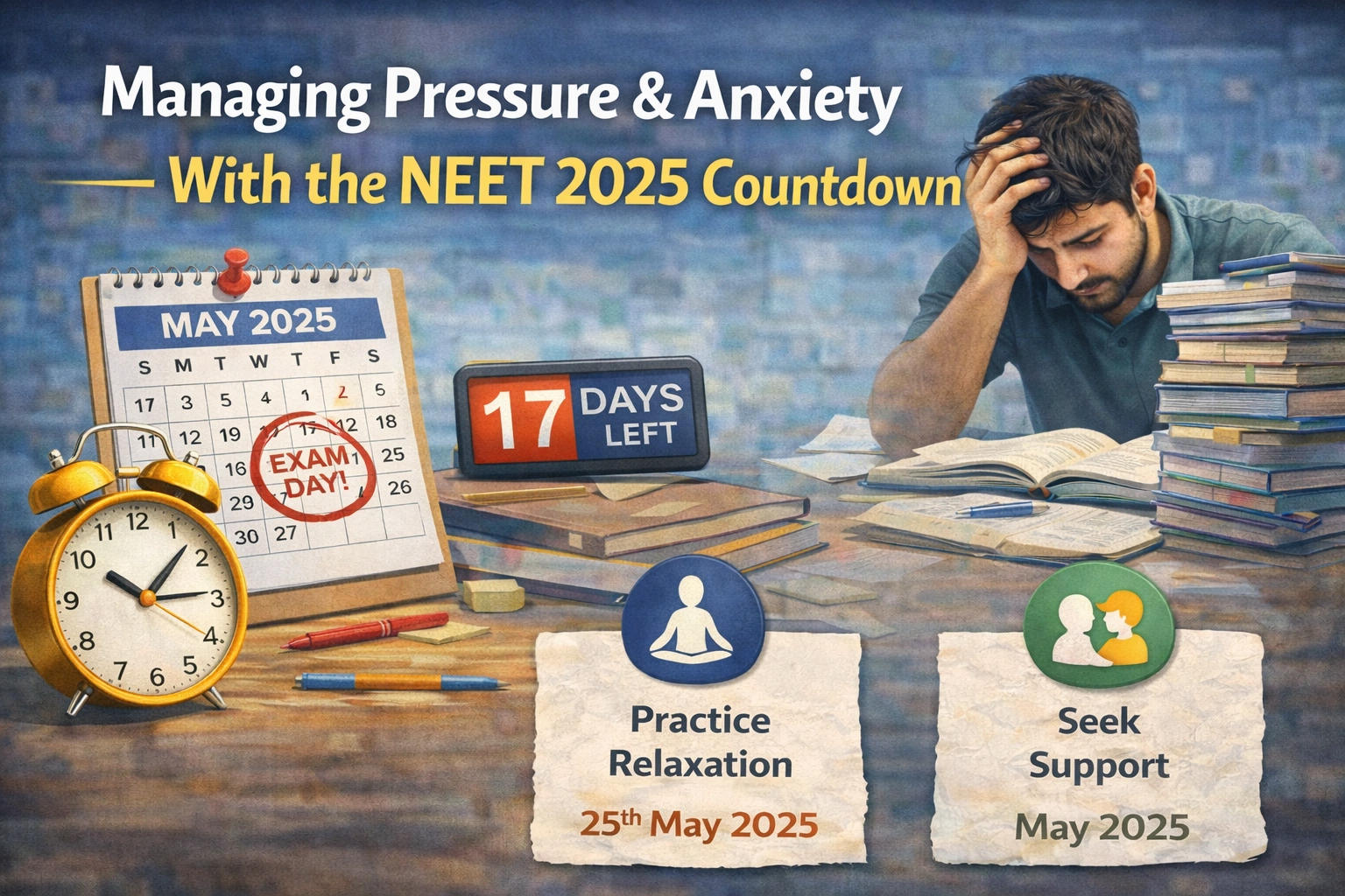 Managing Pressure & Anxiety With the NEET 2025 Countdown